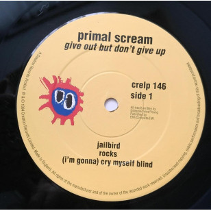 Primal Scream - Give Out But Don't Give Up 1994 UK Version Creation 1st Pressing 2 x Vinyl LP ***READY TO SHIP from Hong Kong***